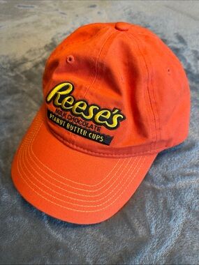 EUC/Like New Reese's Orange Baseball Cap - Embroidered Logo OS
